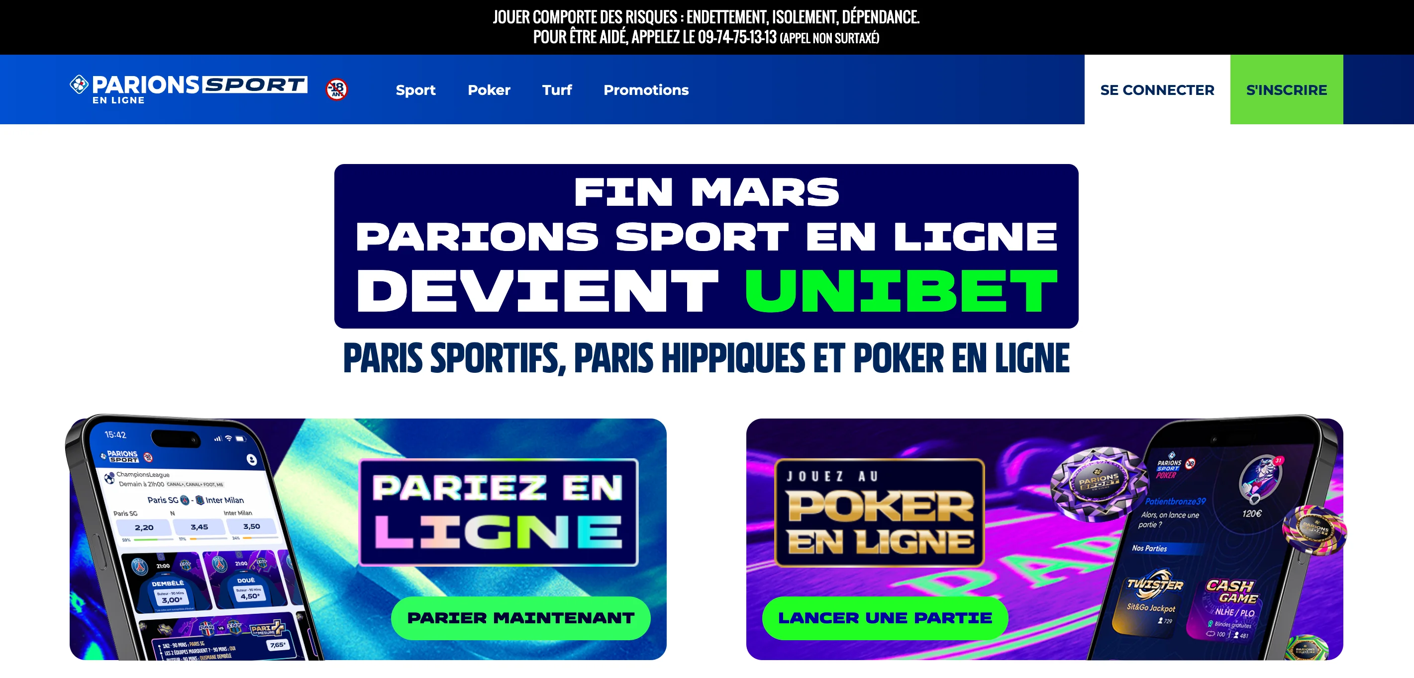 Parions Sport : Casino en ligne argent réel offrant des cotes intéressantes